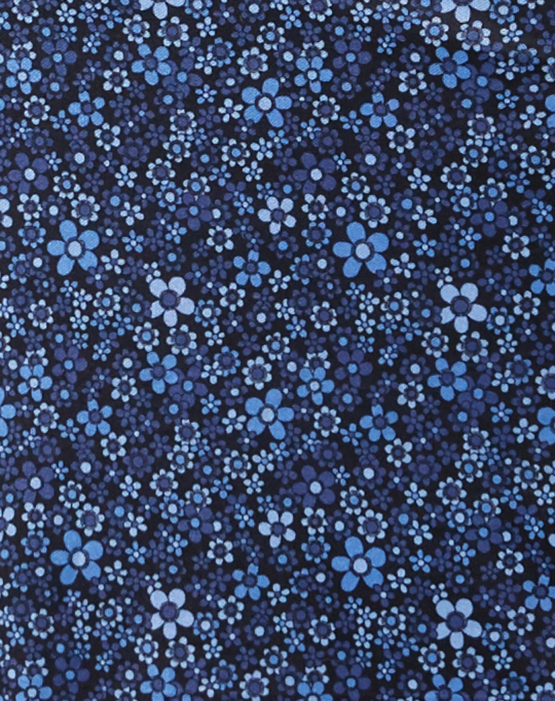 Lona Midi Dress in Flower Garden Blue - Image 5