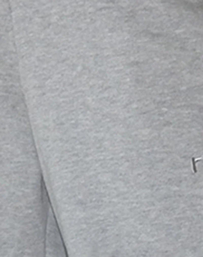 Loose Jogger in Grey Marl with M Embroidery - Image 6