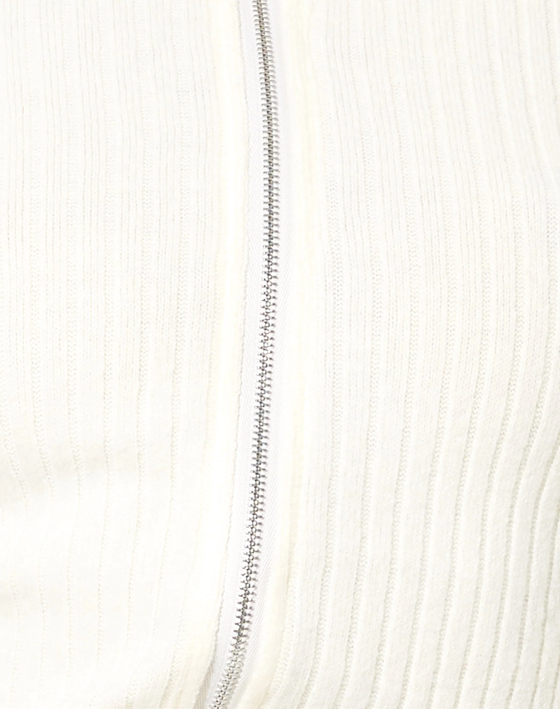 Loria Fur Cardigan in Ivory - Image 6