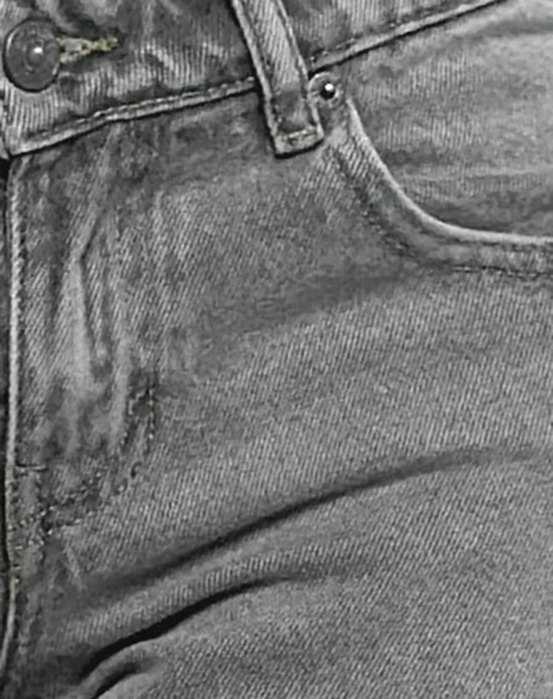Low Rise Parallel Jeans in Grey Wash - Image 6