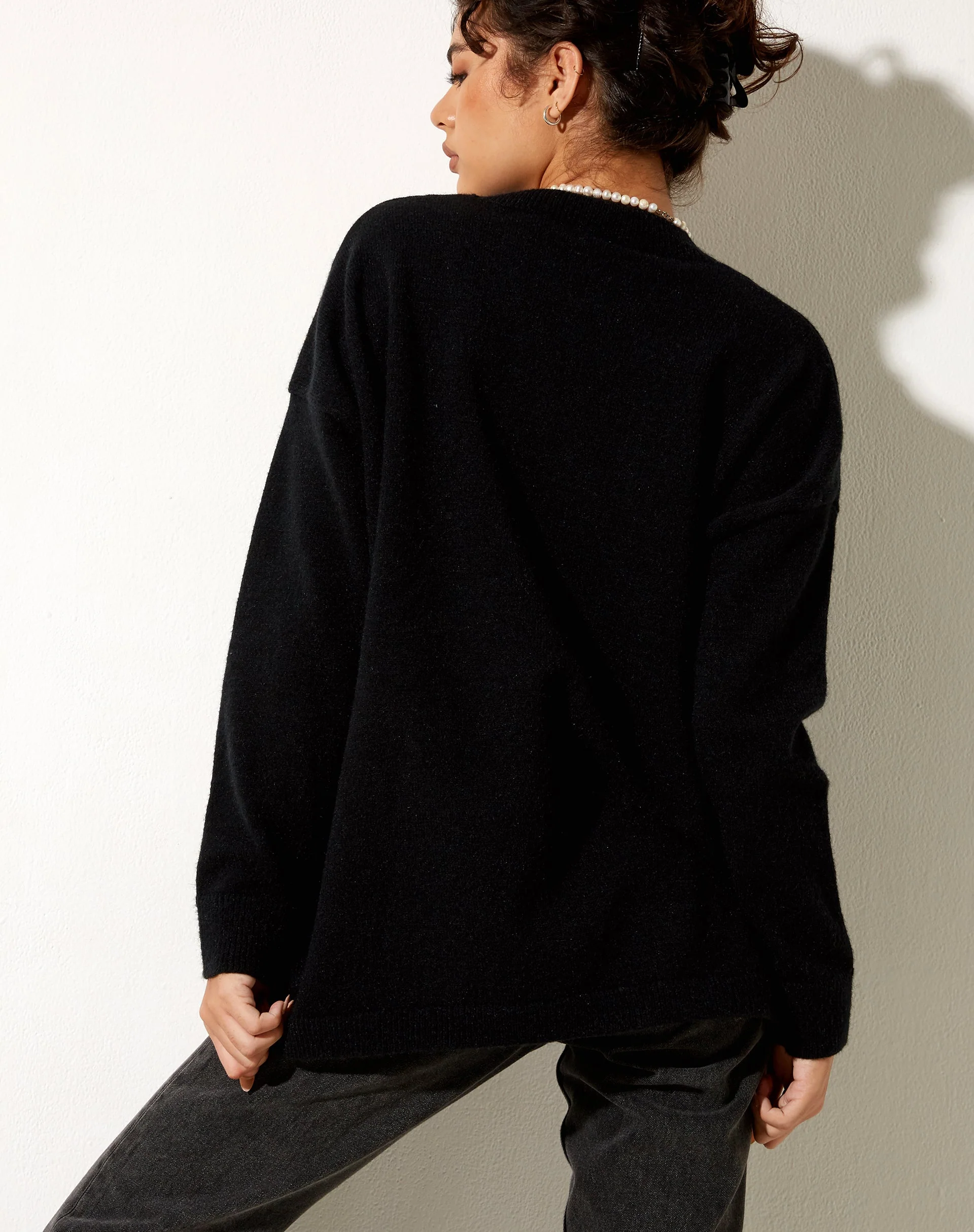 Lulees Jumper in Magic Black - Image 2