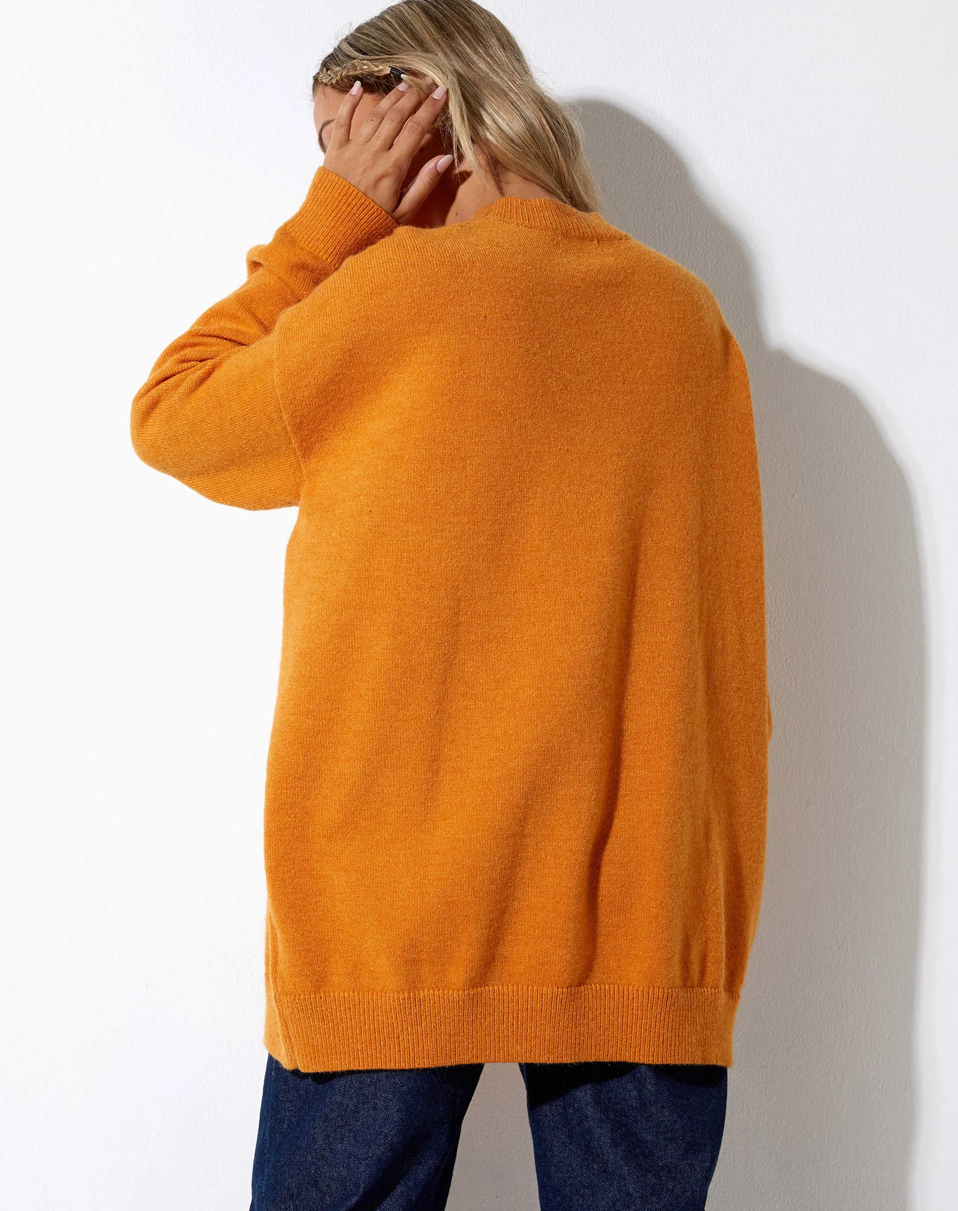 Lulees Jumper in Orange Atomic - Image 4