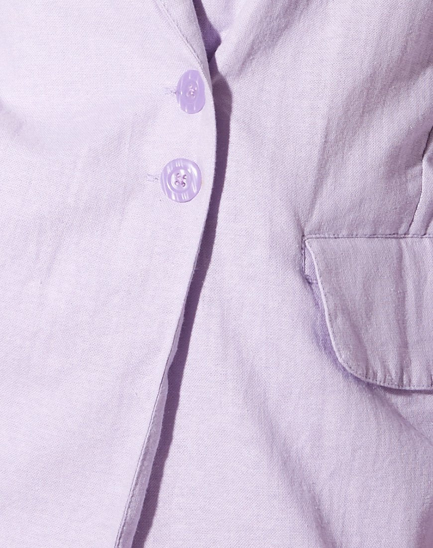 Macca Blazer in Violet - Image 5