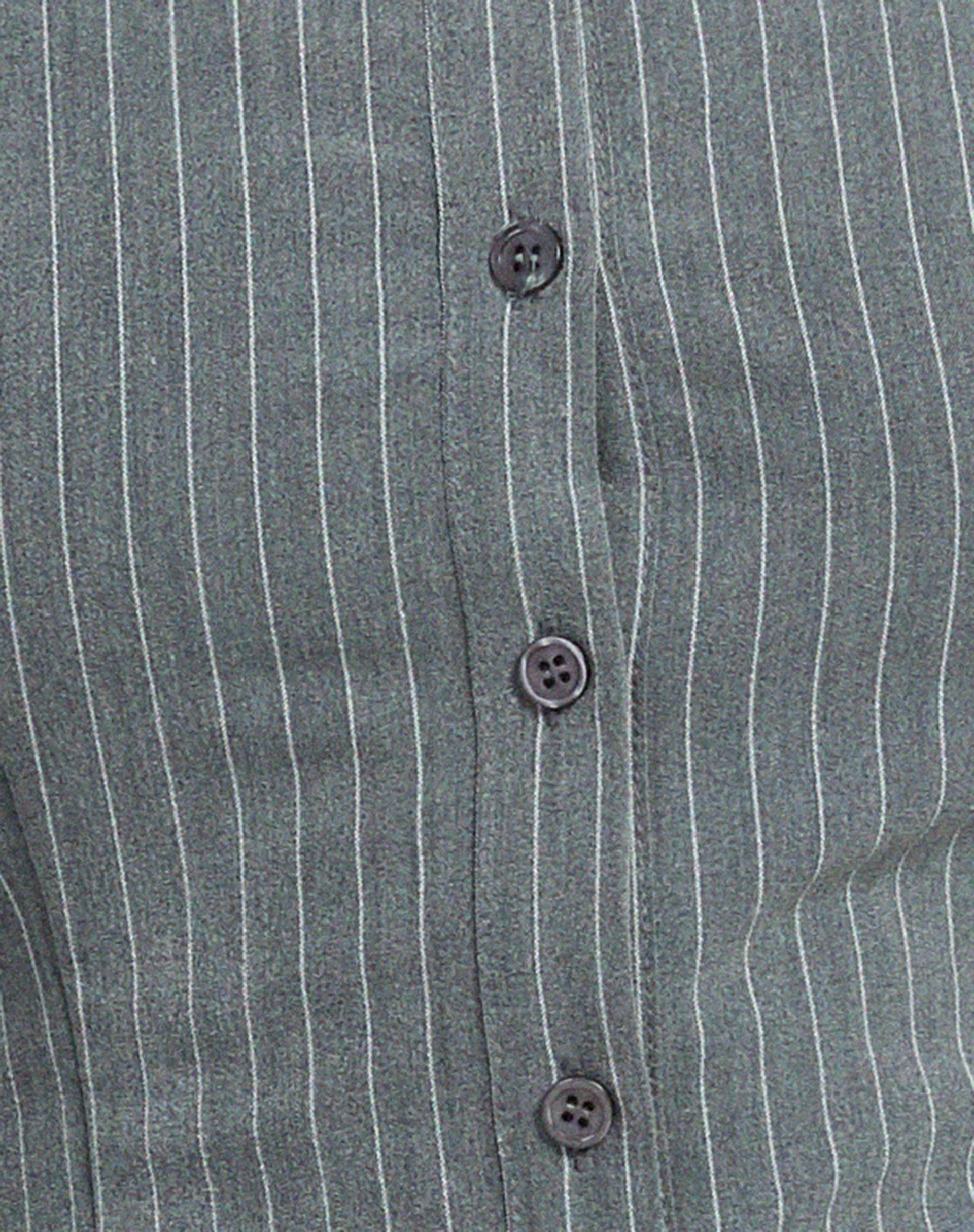 Madian Top in Pinstripe Grey - Image 5