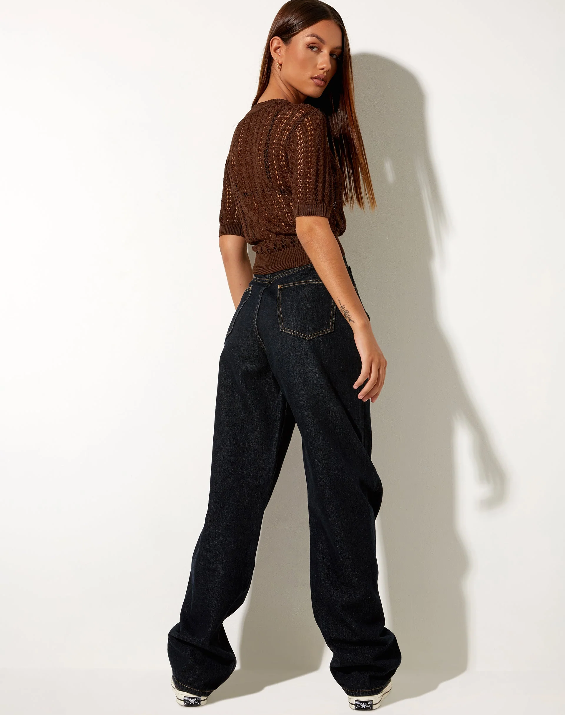 Mae Jumper in Bitter Chocolate - Image 2