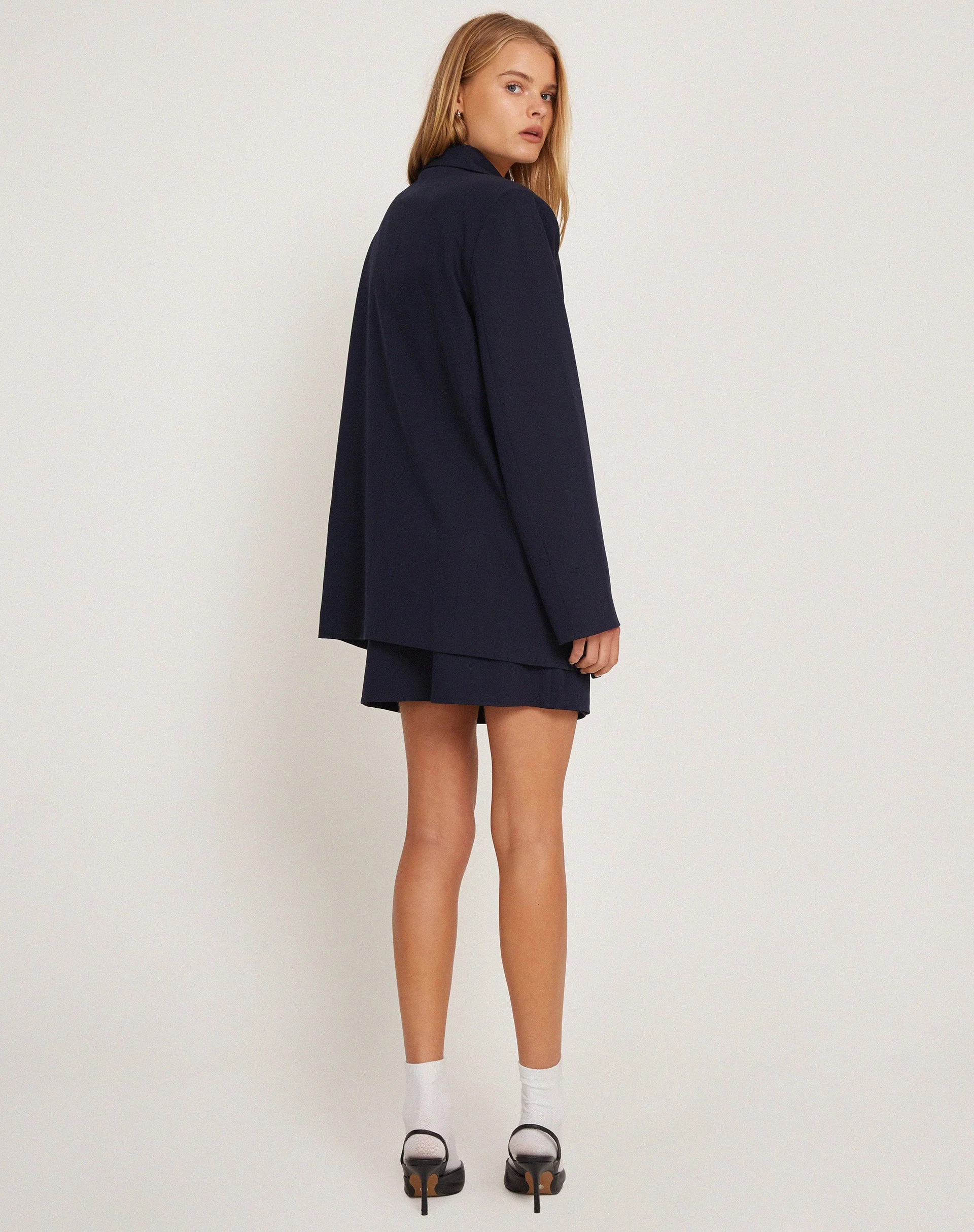 Maiwa Blazer in Tailoring Navy - Image 7