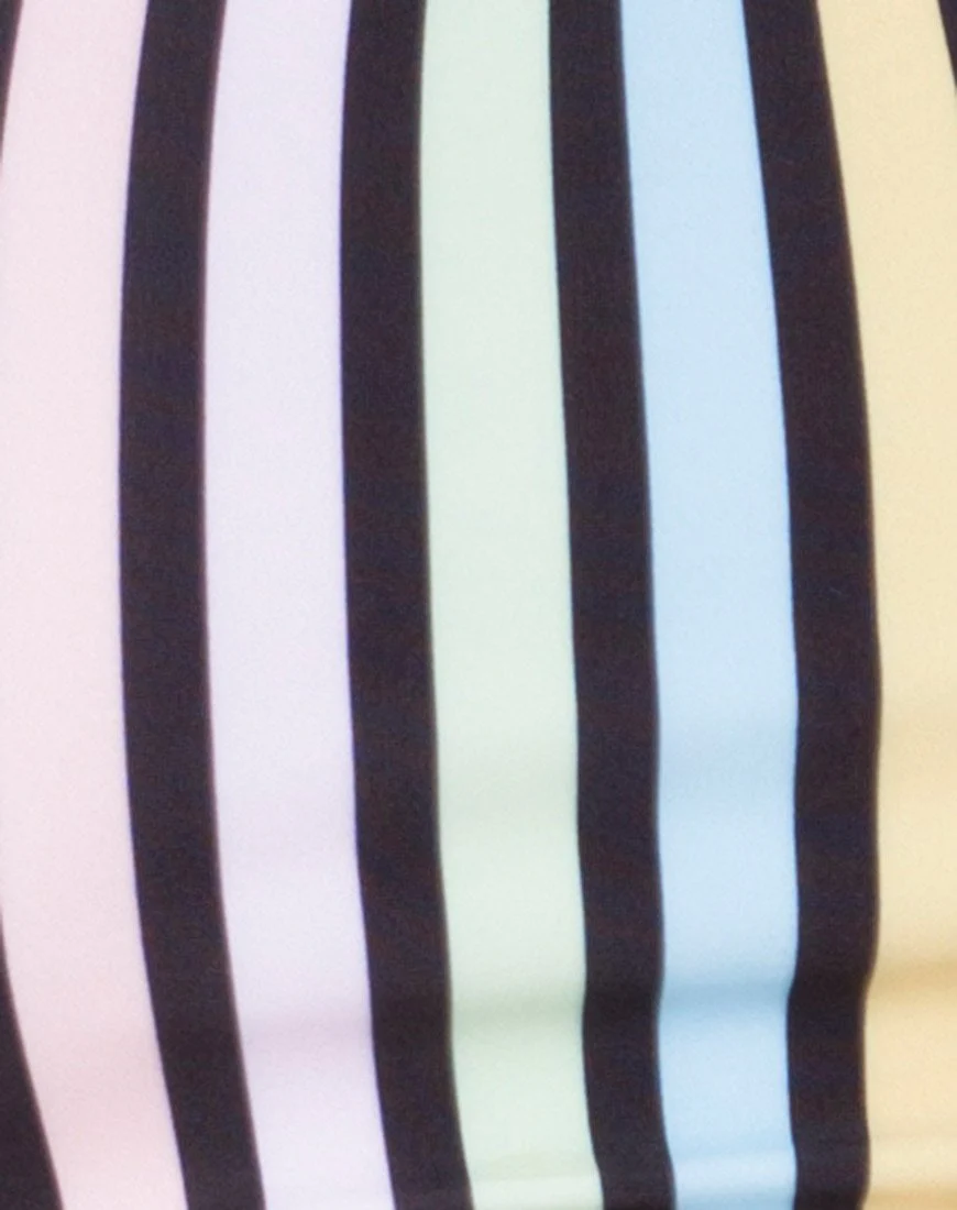 Malee Bikini Bottom in New Stripe - Image 5
