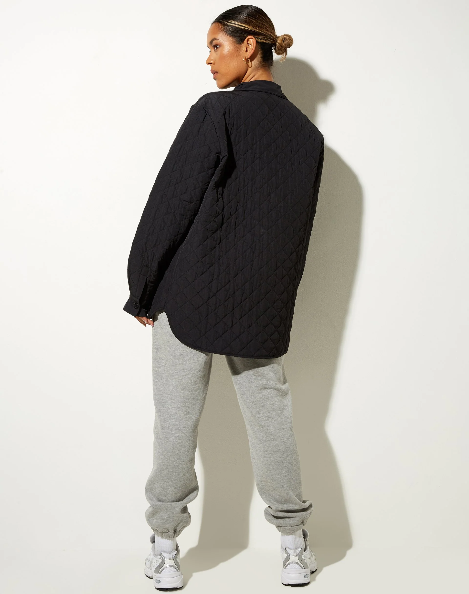 Marcel Shirt in Quilted Black - Image 4