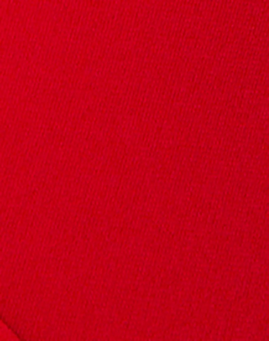 Marche Wrap Top in Red - Image 5