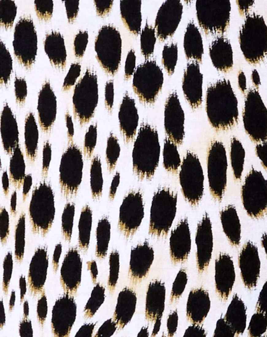 Marlin Bodycon Dress in Cheetah - Image 5