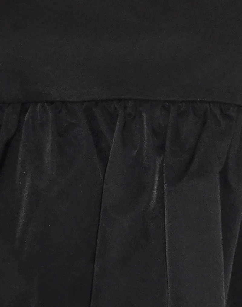 Marona Mini Dress in Black - Image 6