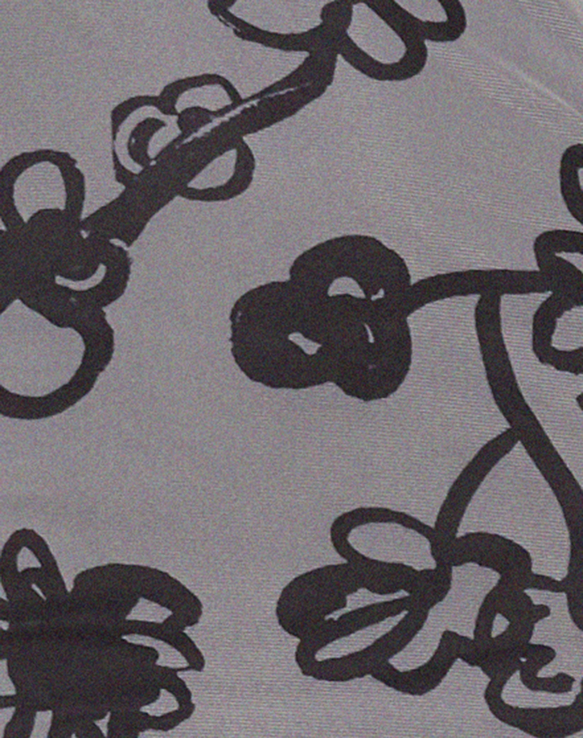 Maruza Midi Dress in Mesh Doodle Flower Grey - Image 5