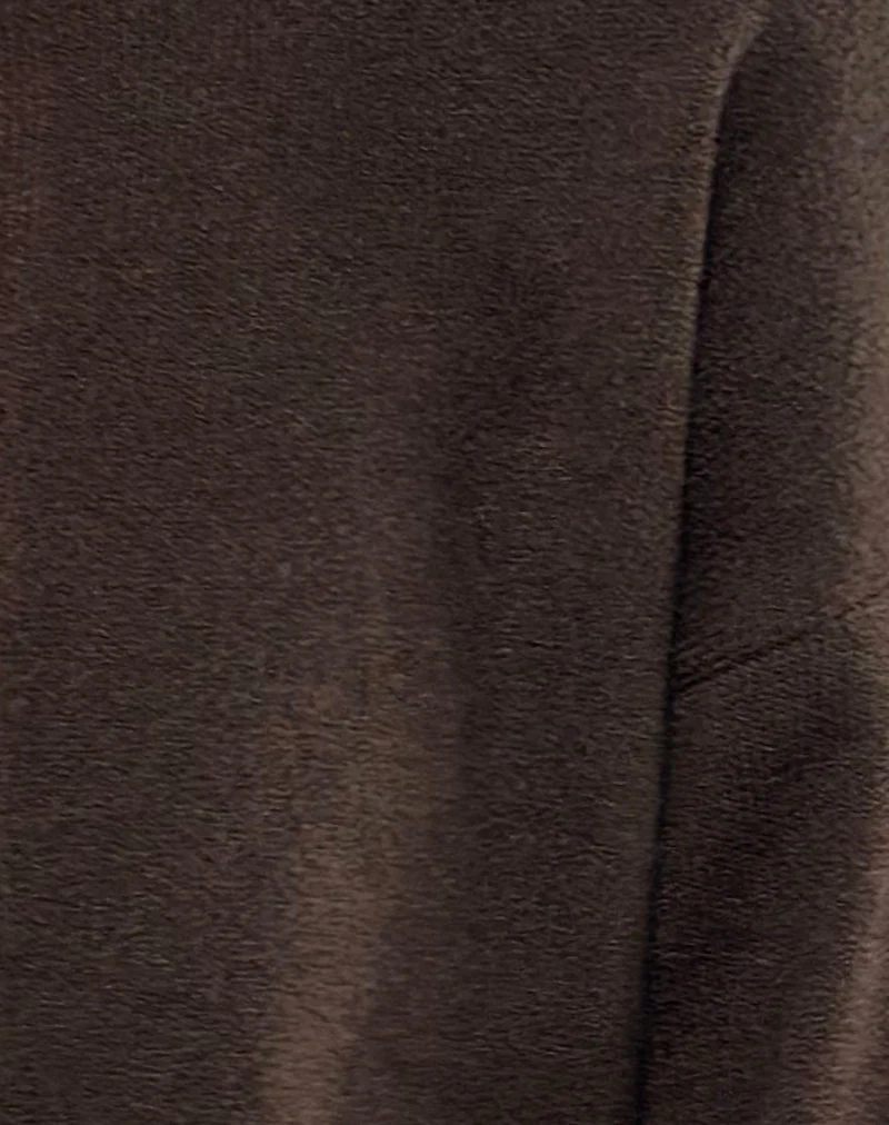 Maureen Cardigan in Chocolate Brown - Image 5
