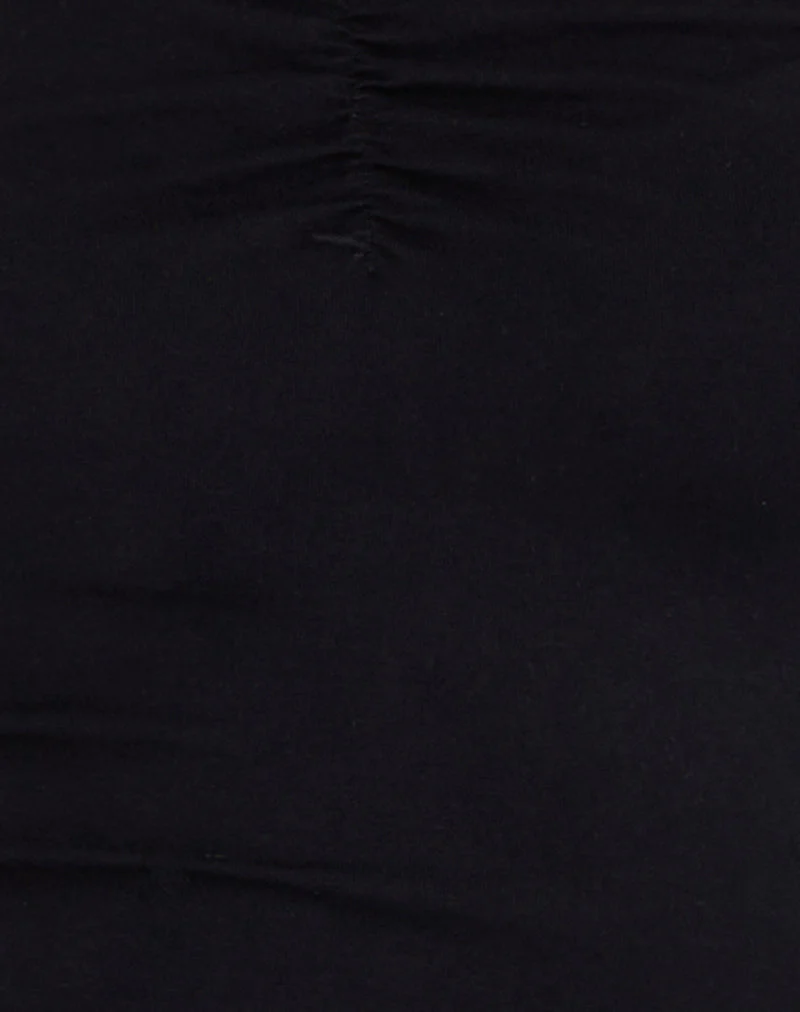 Mayomi Off Shoulder Ruched Top in Black - Image 6