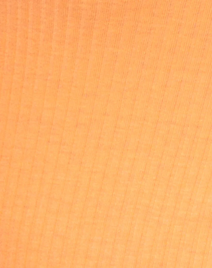 Medi Top in Rib Cantaloupe - Image 5