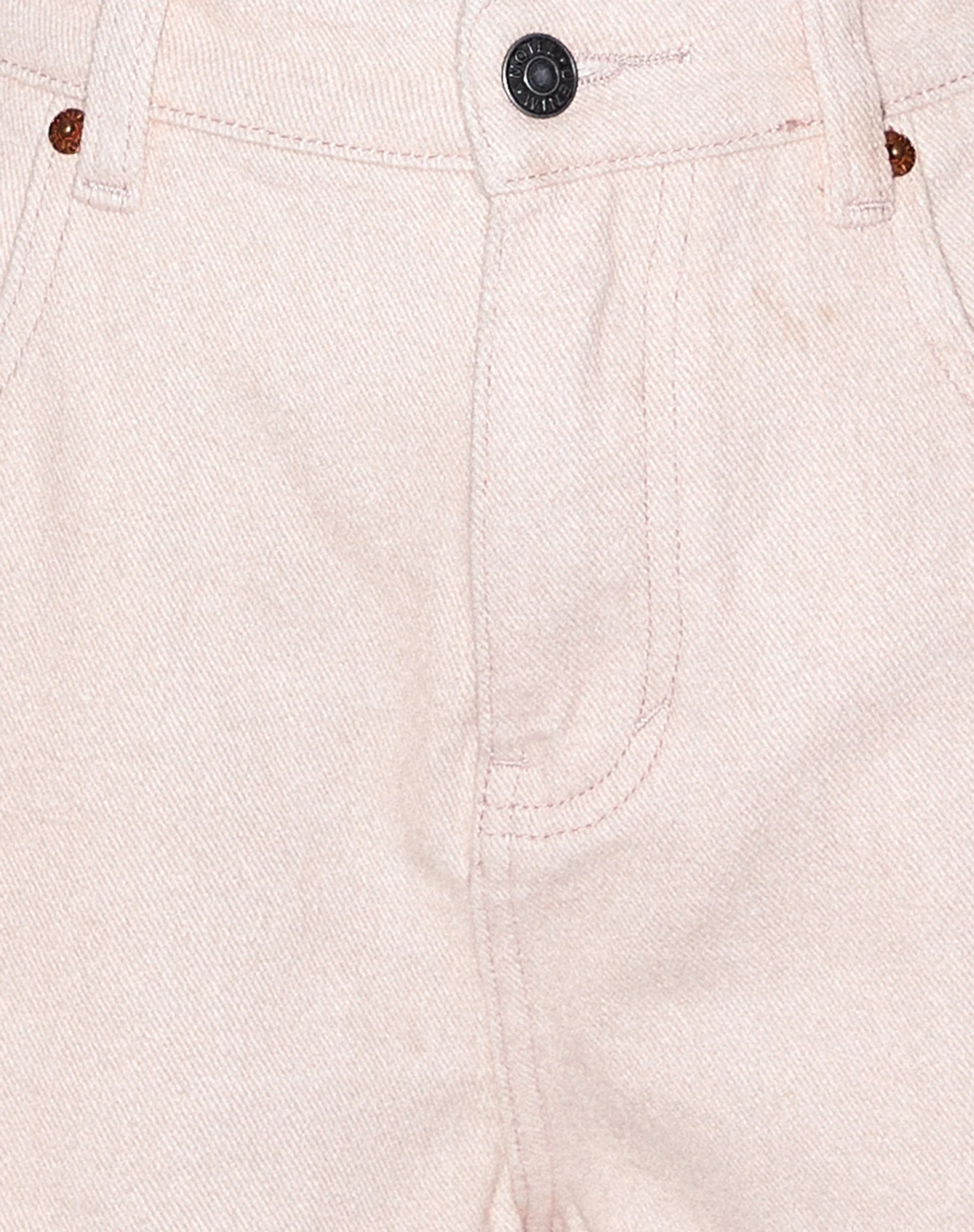 Mom Denim Shorts in Blush - Image 6