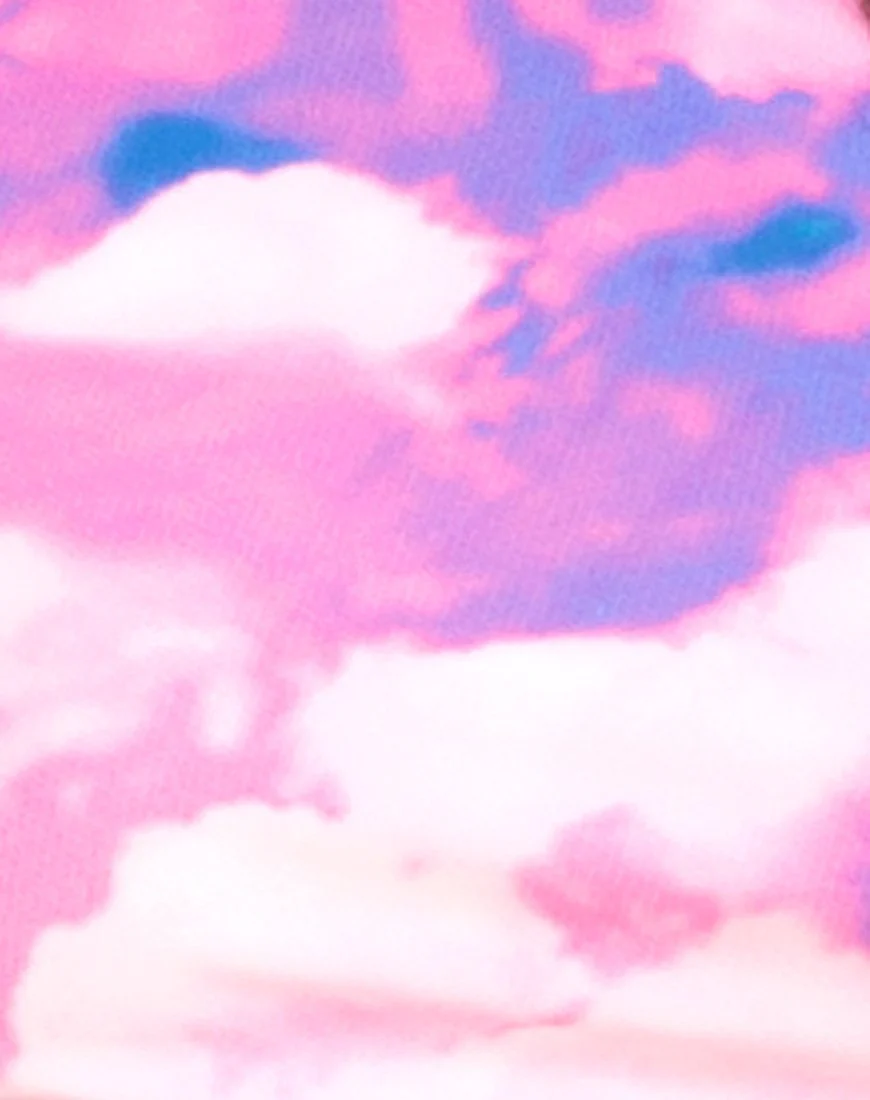 Motel Hera Hipster Bikini Bottom in Clouds - Image 4