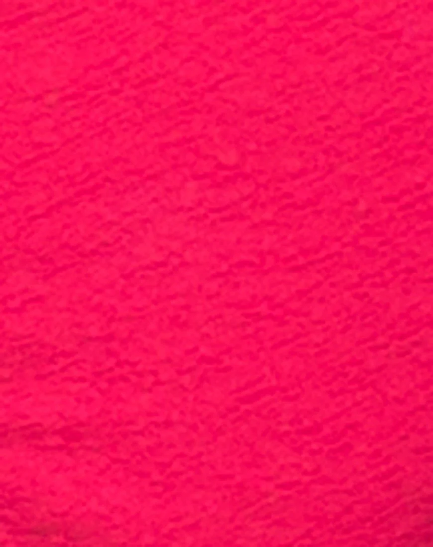 Motel Sunstone Strappy Bikini Bottom in Raspberry - Image 4