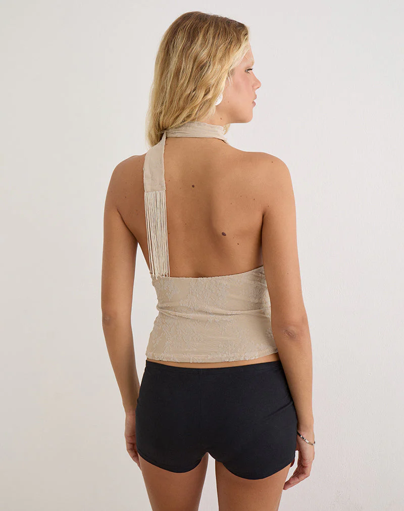 Mufasa Top in Moss Petal Coconut Milk - Image 4