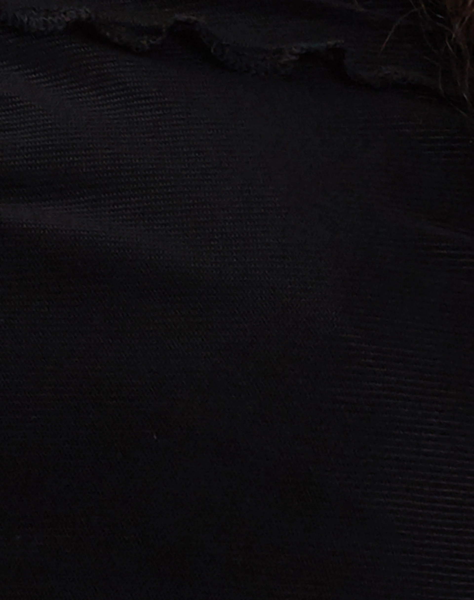 Nabil Bardot Top in Mesh Black - Image 5
