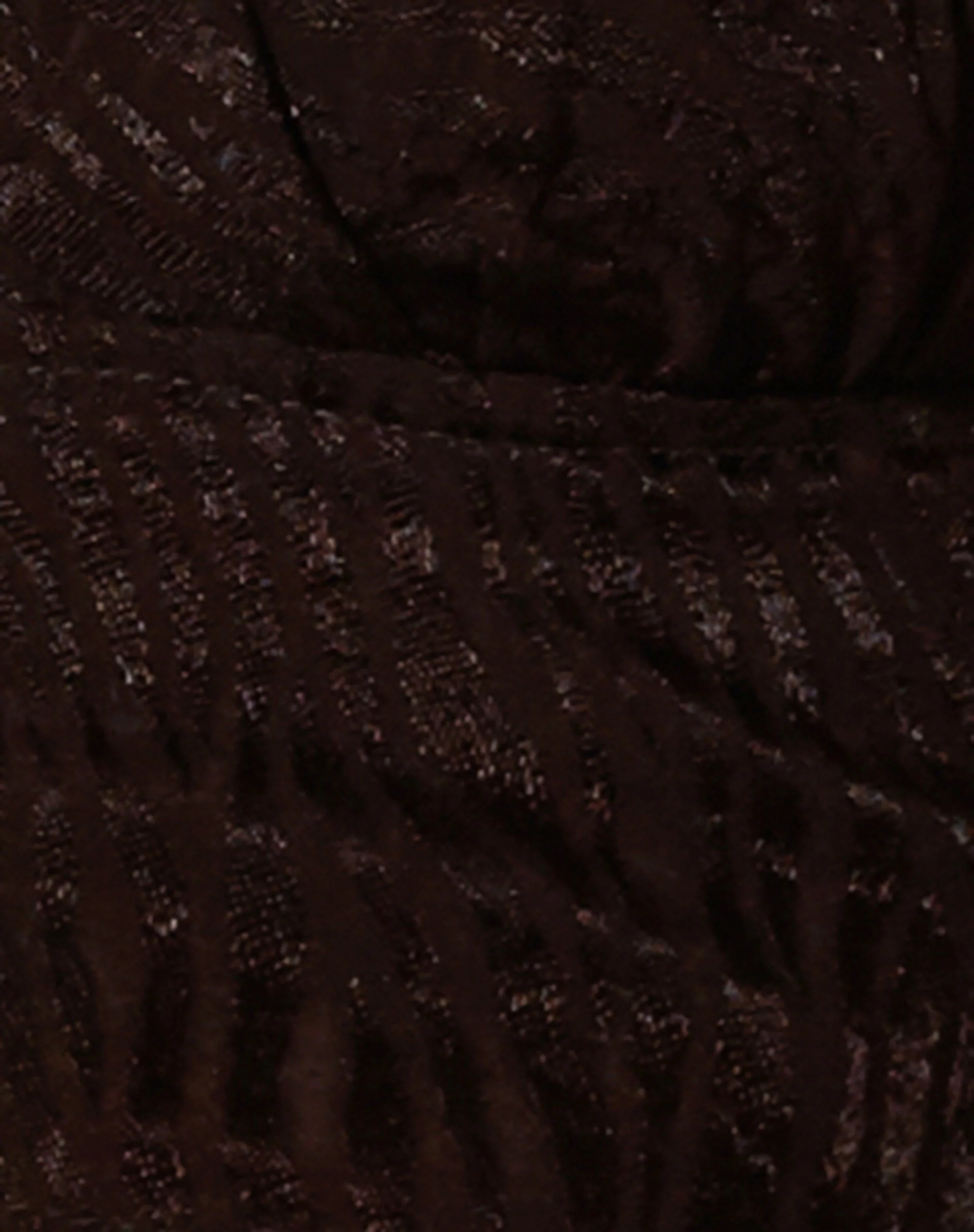 Nanda Crop Top in Satin Zebra Bitter Chocolate - Image 7