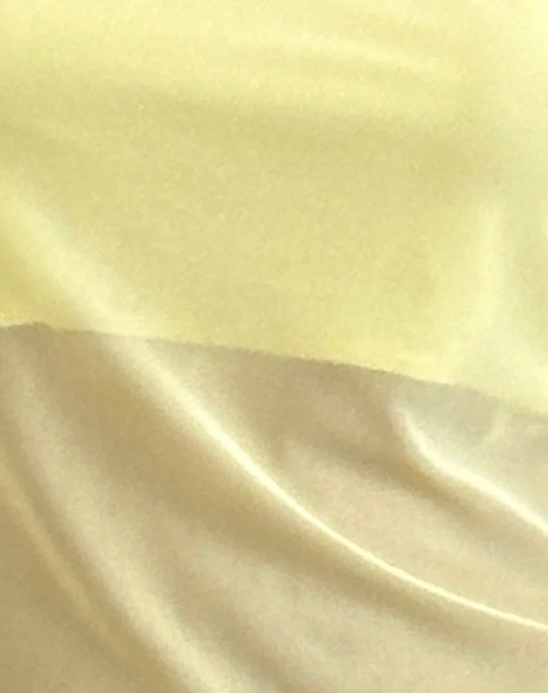 Narcissa Asymmetric Top in Mesh Lemon - Image 6