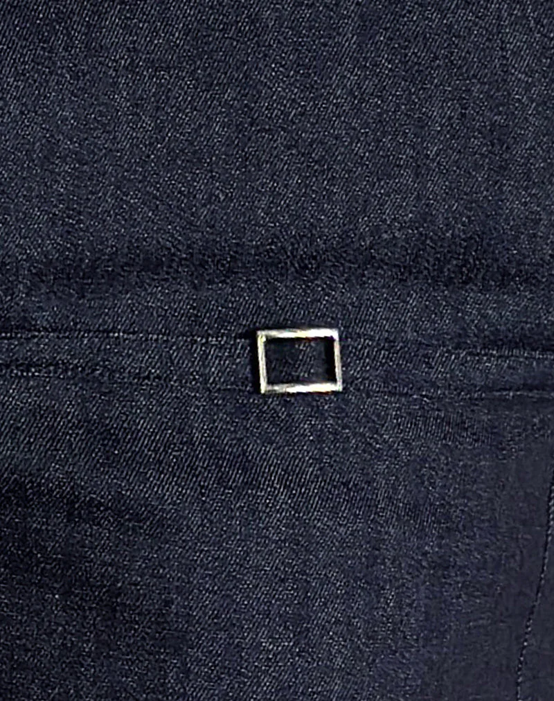 Nasya Halterneck Top in Chambray Indigo - Image 6