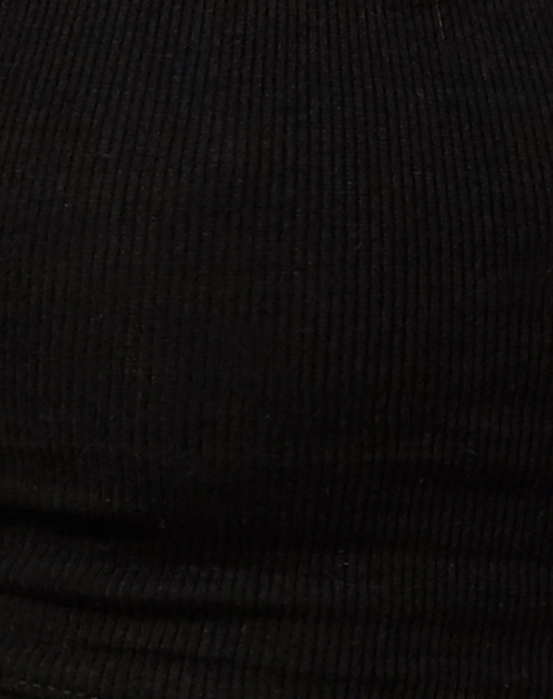 Natka Crop Top in Rib Black - Image 5