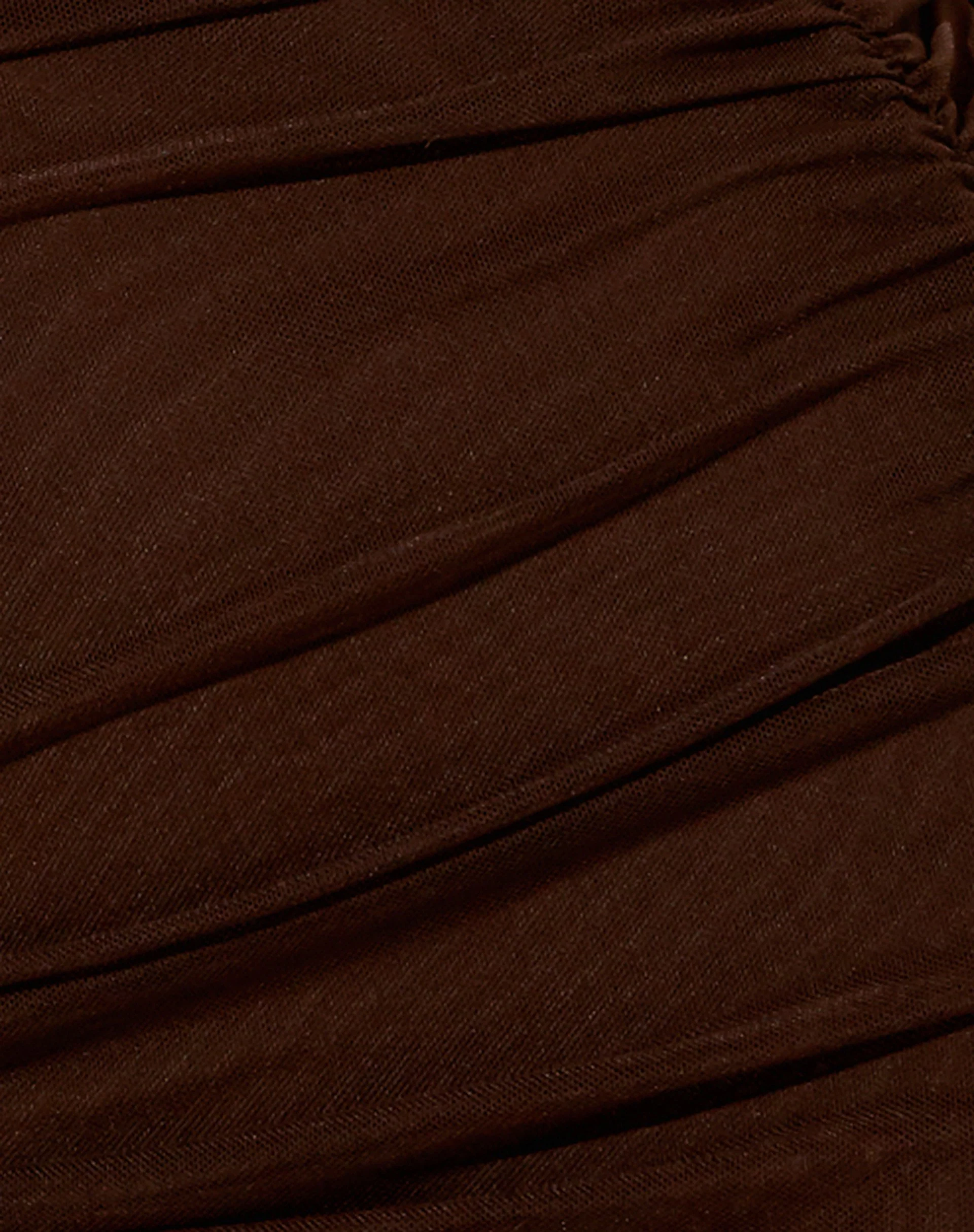 Nebel Mini Dress in Mesh Chocolate - Image 5