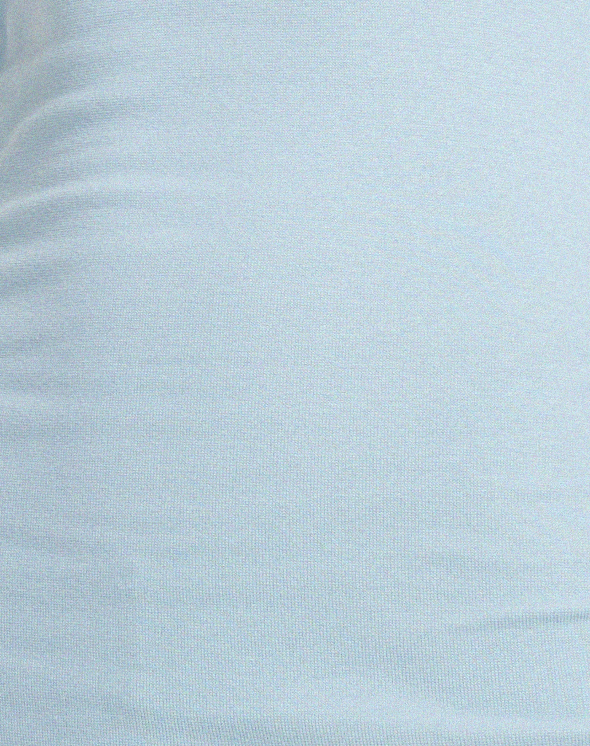 Niwaya Long Sleeve Mini Dress in Rib Powder Blue - Image 5