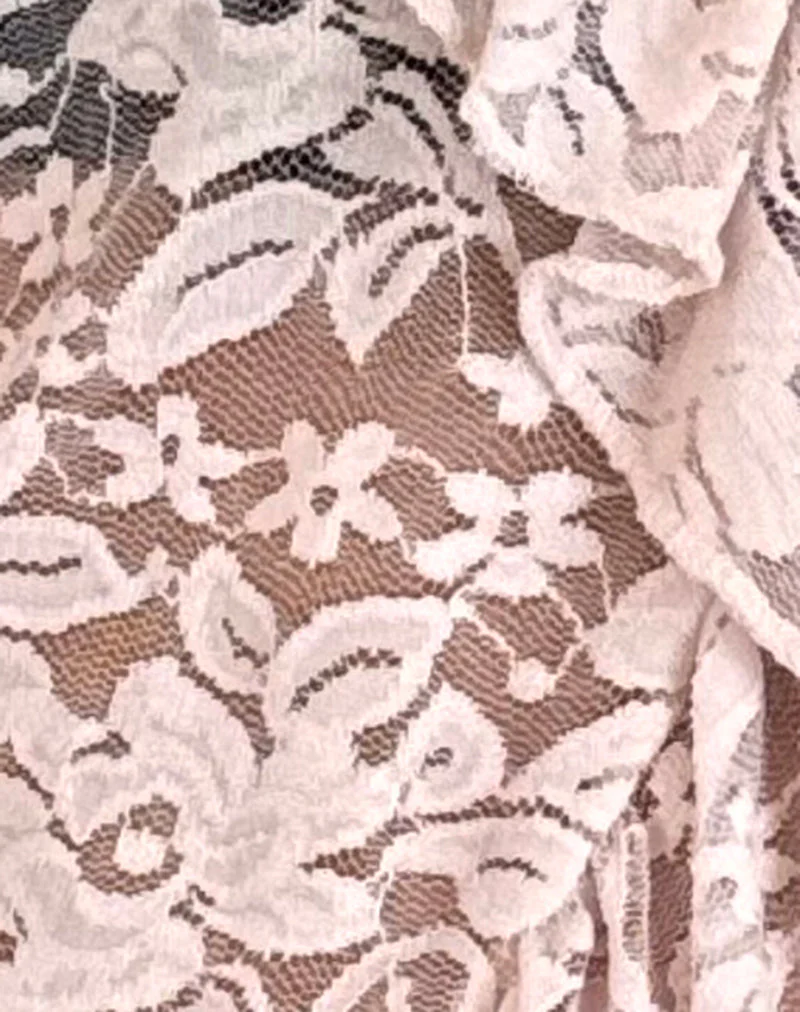 Noemi Cardigan in Lace Lotus Pink - Image 5