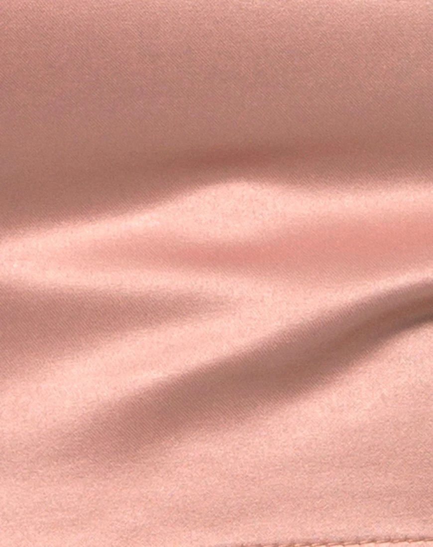 Nolia Tube top in Satin Gold - Image 5
