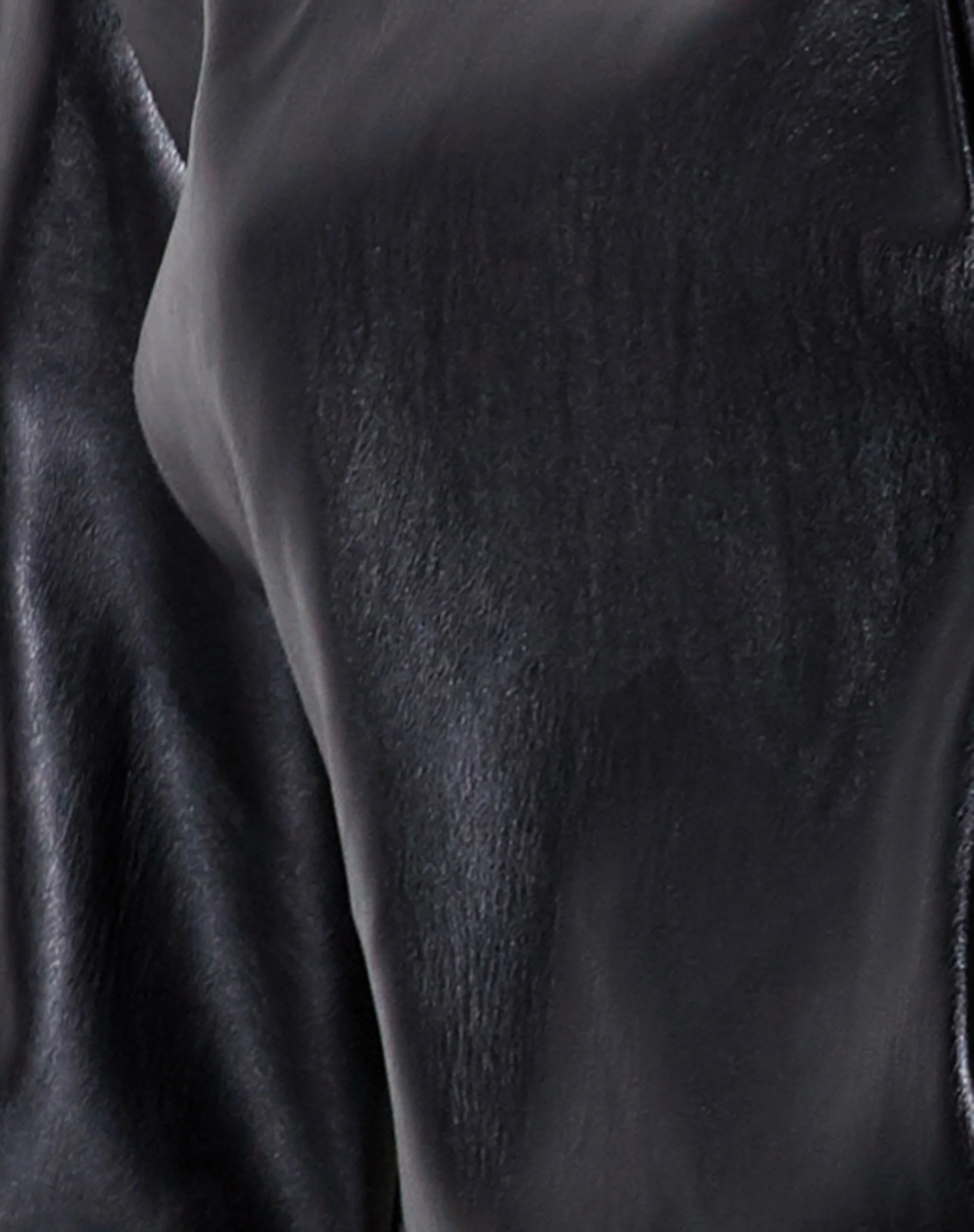 Nolthy Cropped Blazer in Pu Black - Image 6