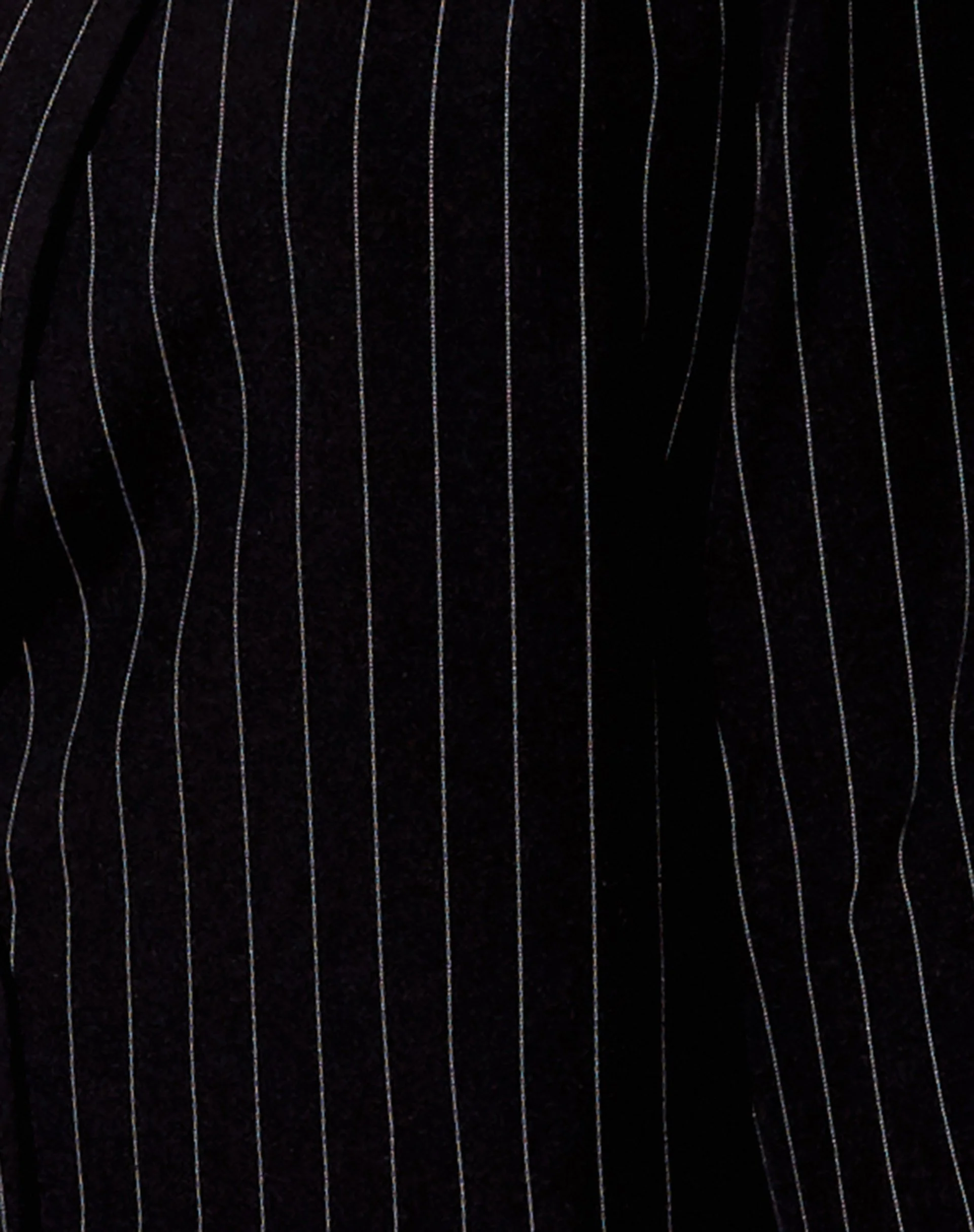 Nolya Blazer in Pinstripe Black - Image 6