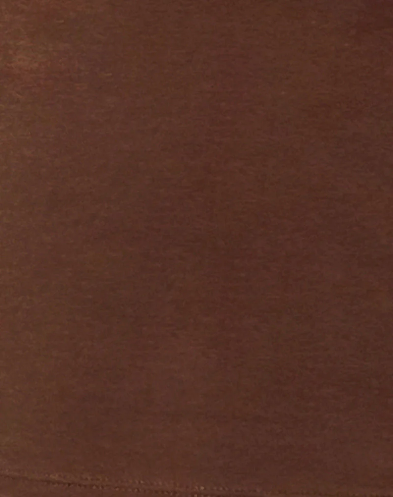 Novalie Tie Front Top in Cocoa - Image 6