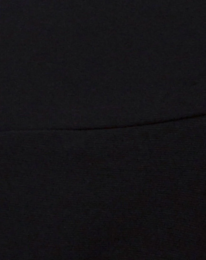 Nunim Bodycon Dress in Black - Image 5