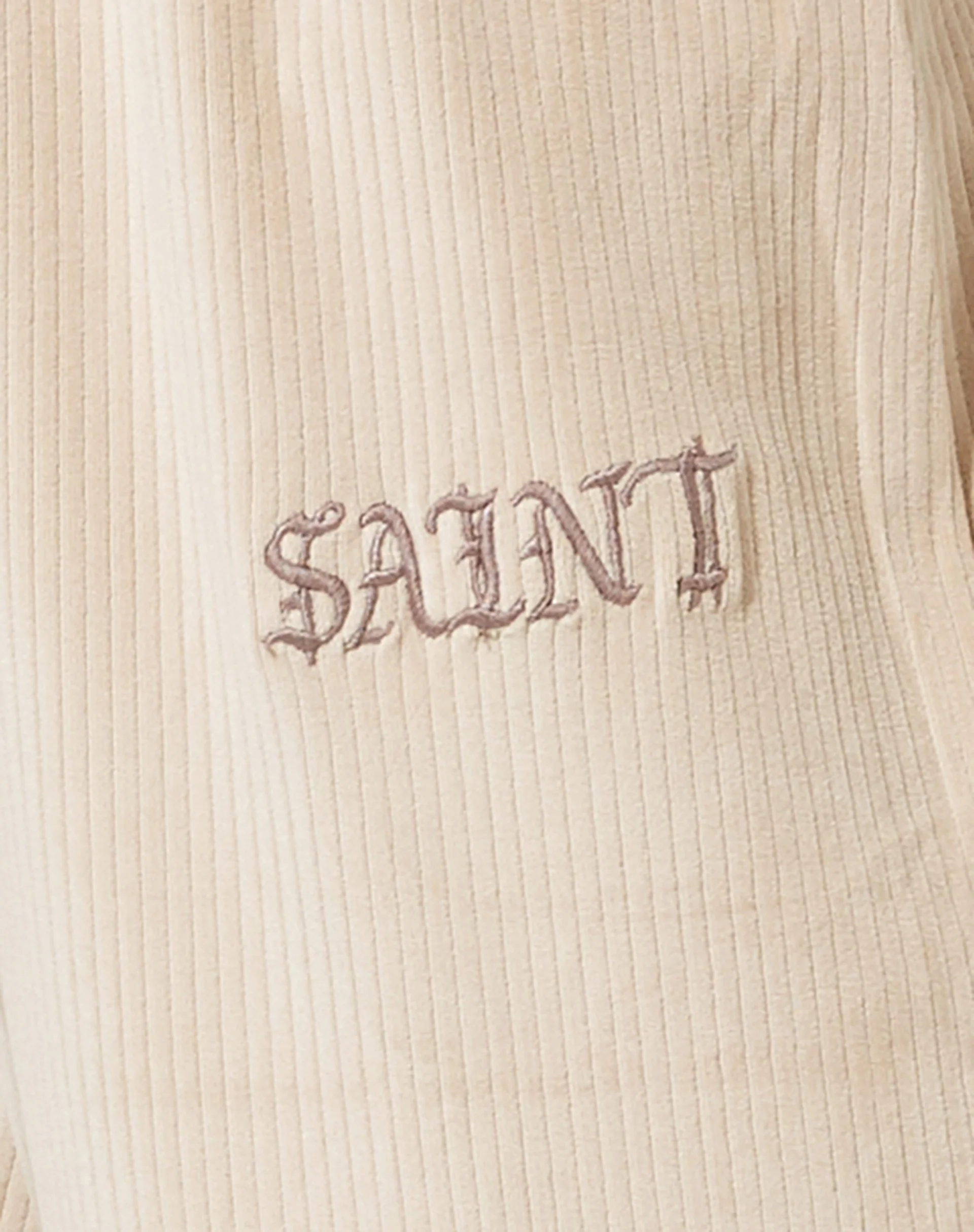 Obeli Trouser in Neutral Beige 'Saint' Embro - Image 5