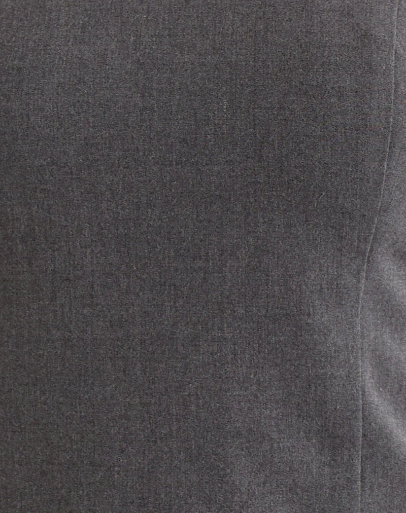 Omaya Tailoring Corset Top in Charcoal - Image 5