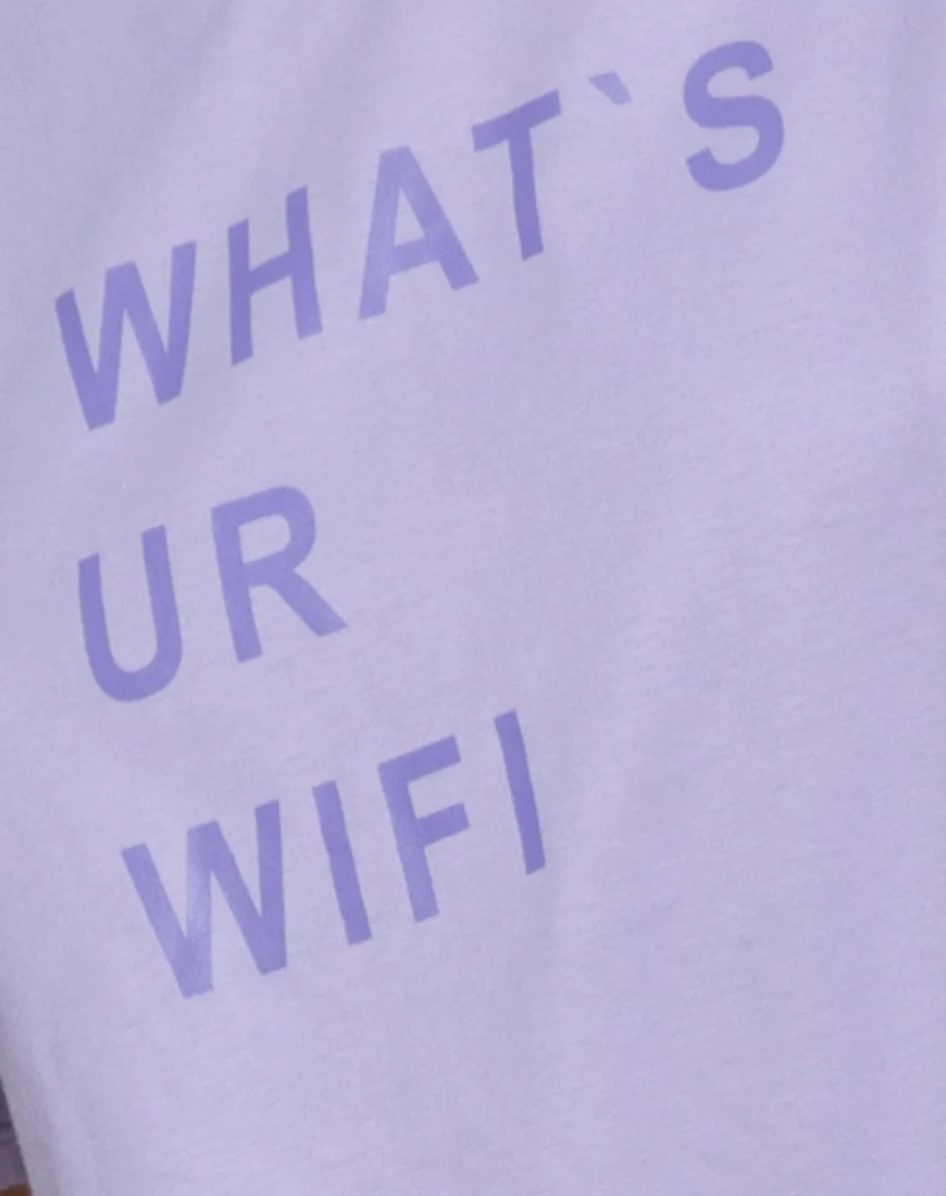 Oversize Basic Tee in What's Ur Wifi - Image 5