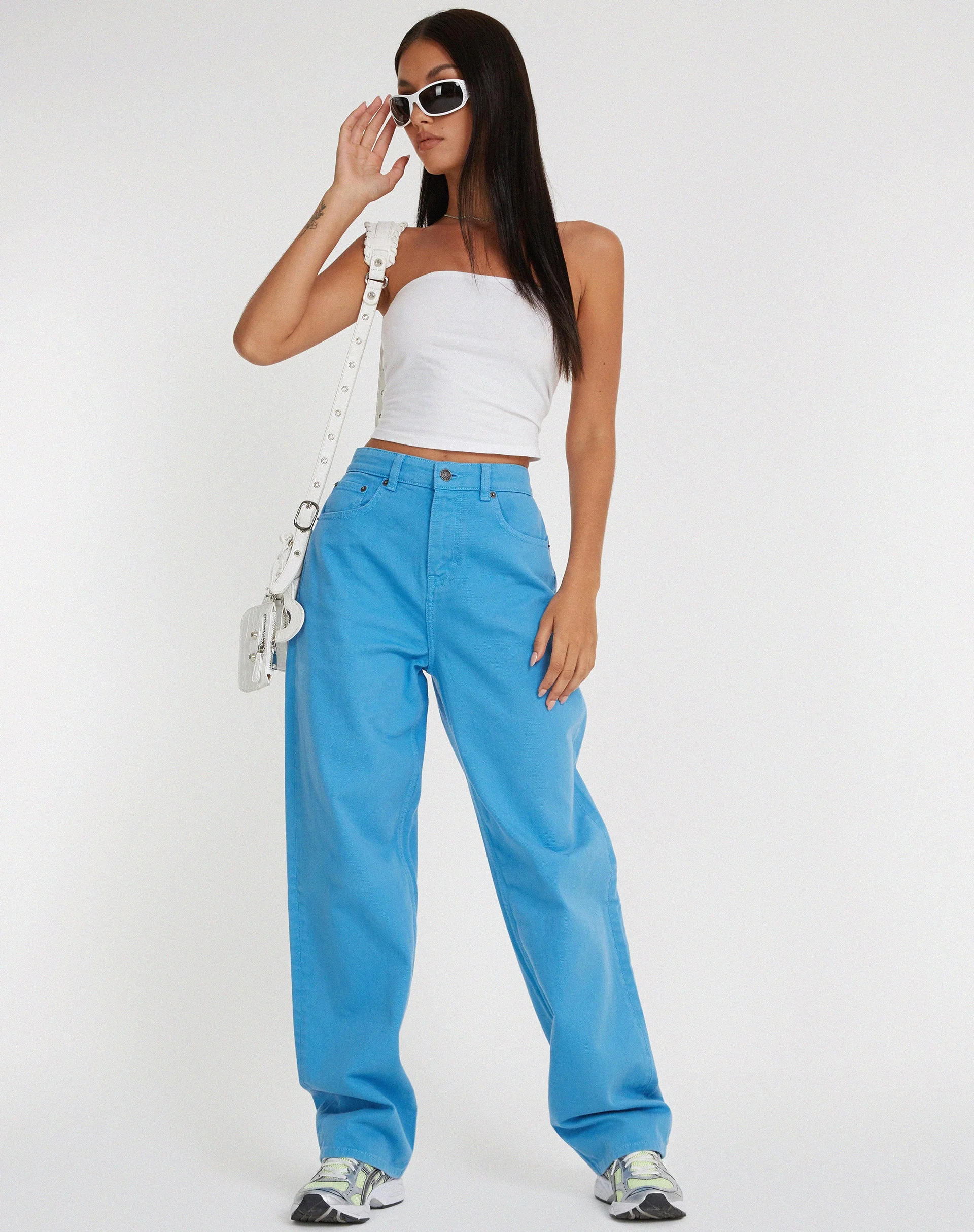 Parallel Jeans in Azure Blue - Image 4