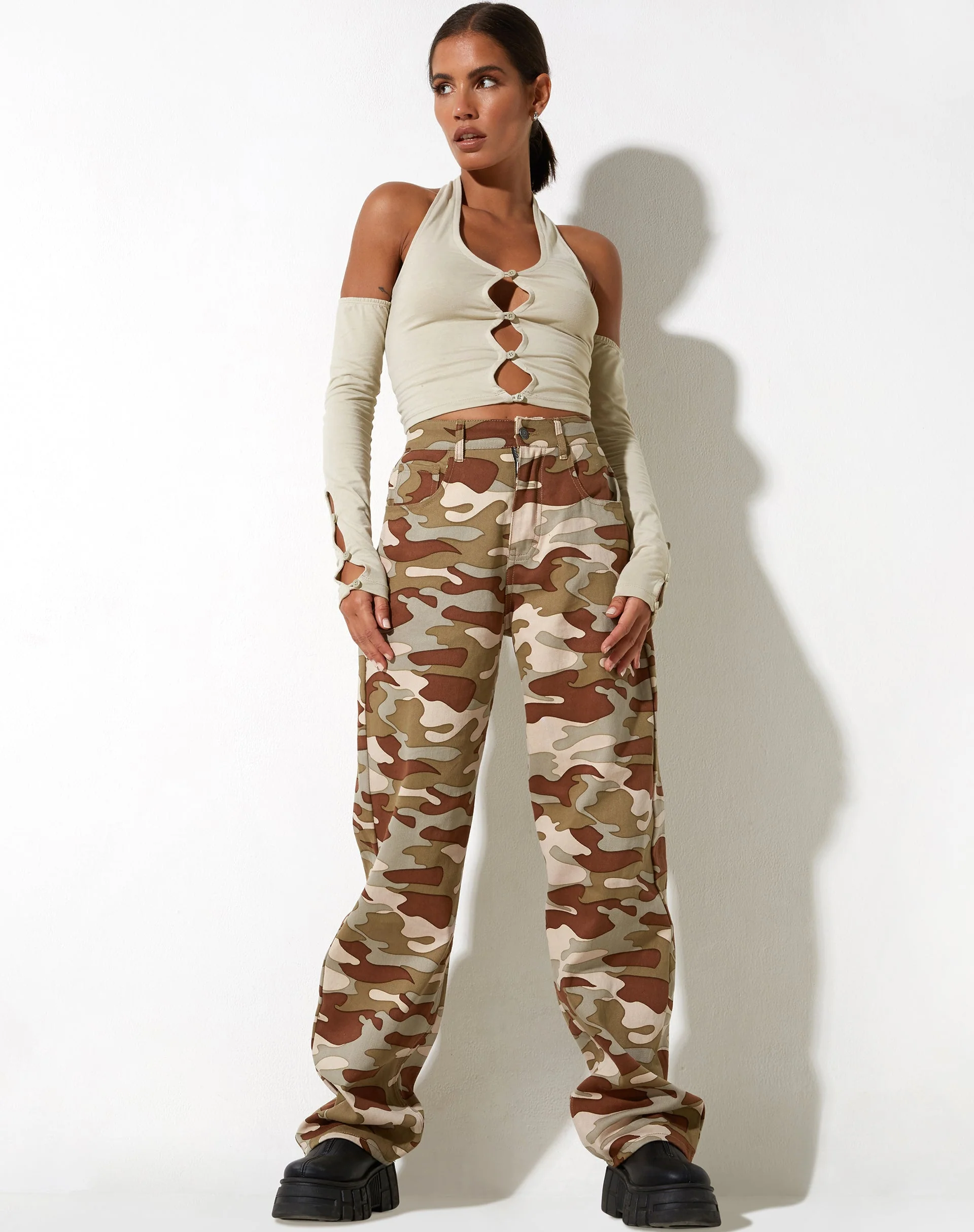 Parallel Jeans in Camo - Image 6