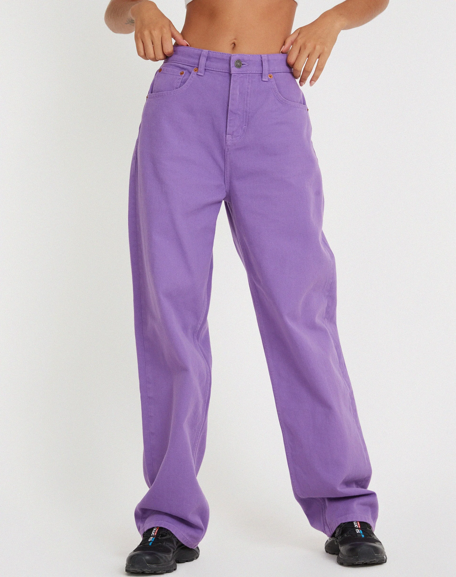 Parallel Jeans in Purple - Image 2
