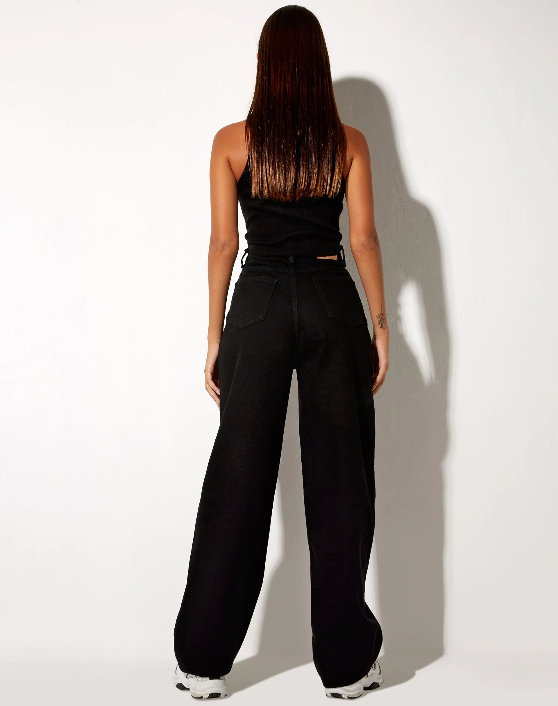 Parallel Jeans in Rinse Black Wash - Image 3