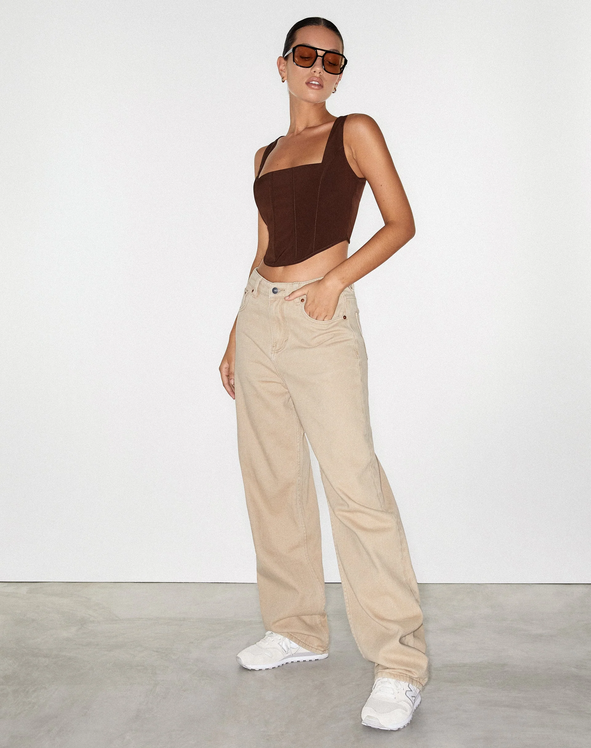 Parallel Jeans in Sand - Image 2