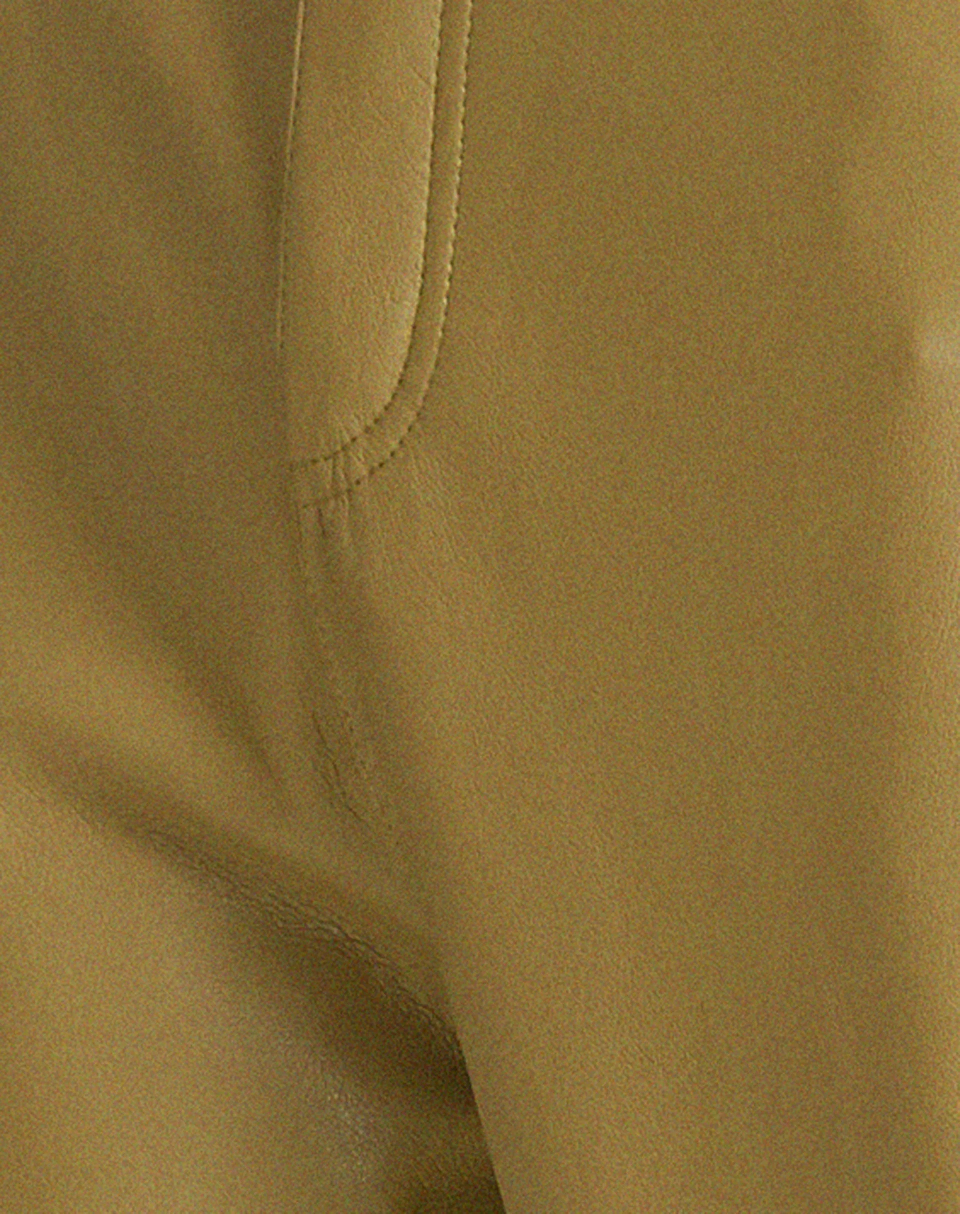 Parallel Trouser in PU Leaf Green - Image 6