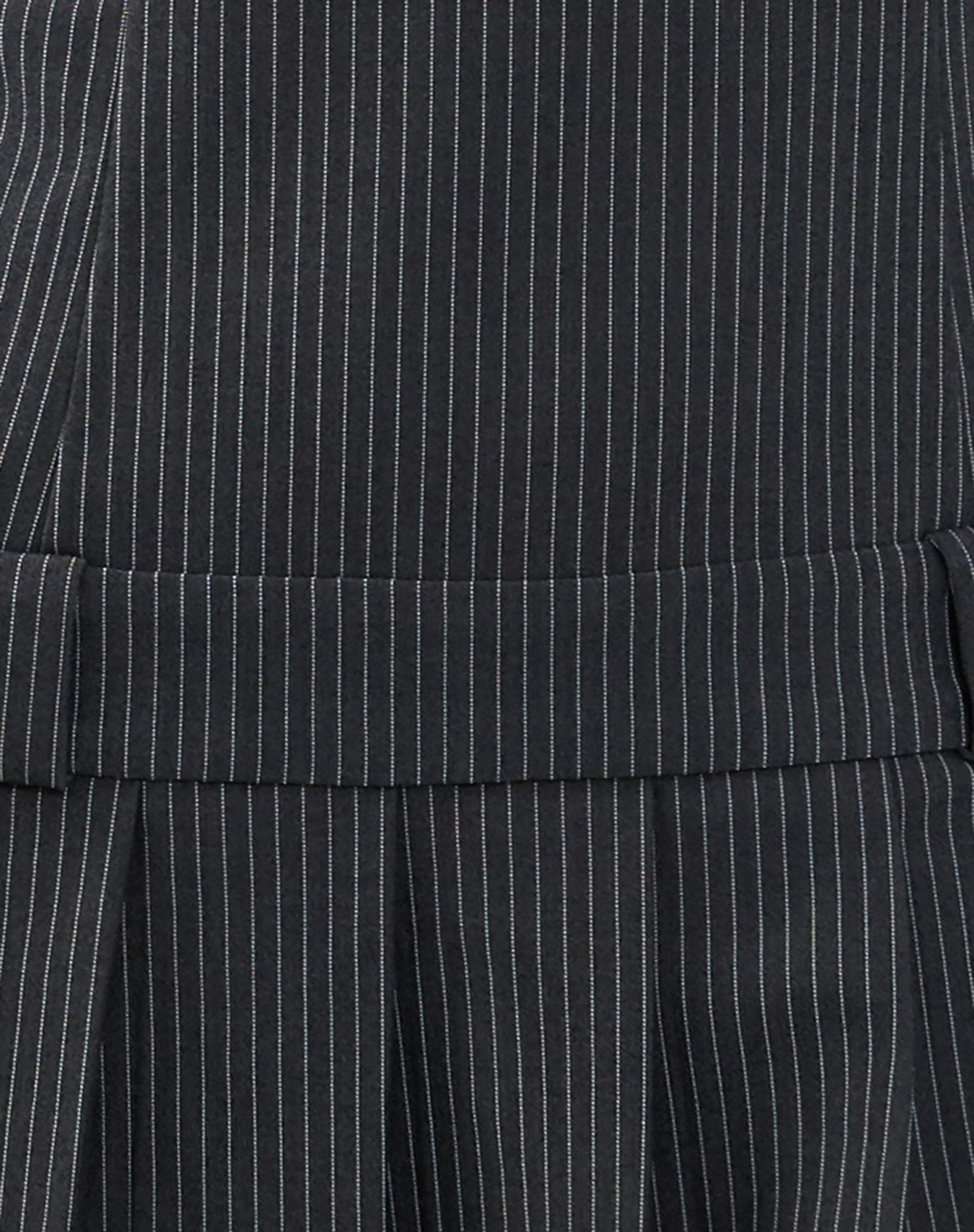 Payoda Mini Dress in Pinstripe Grey - Image 6