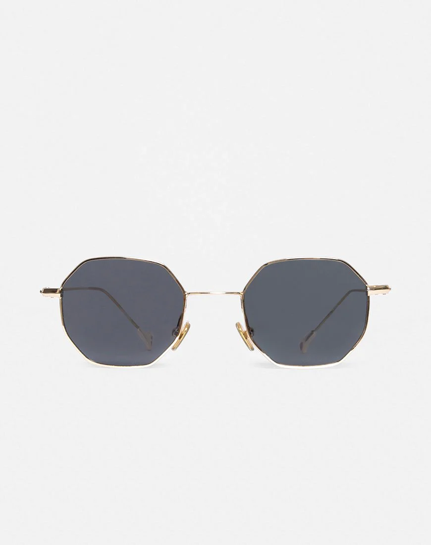 Pia Sunglasses in Gold - Image 3