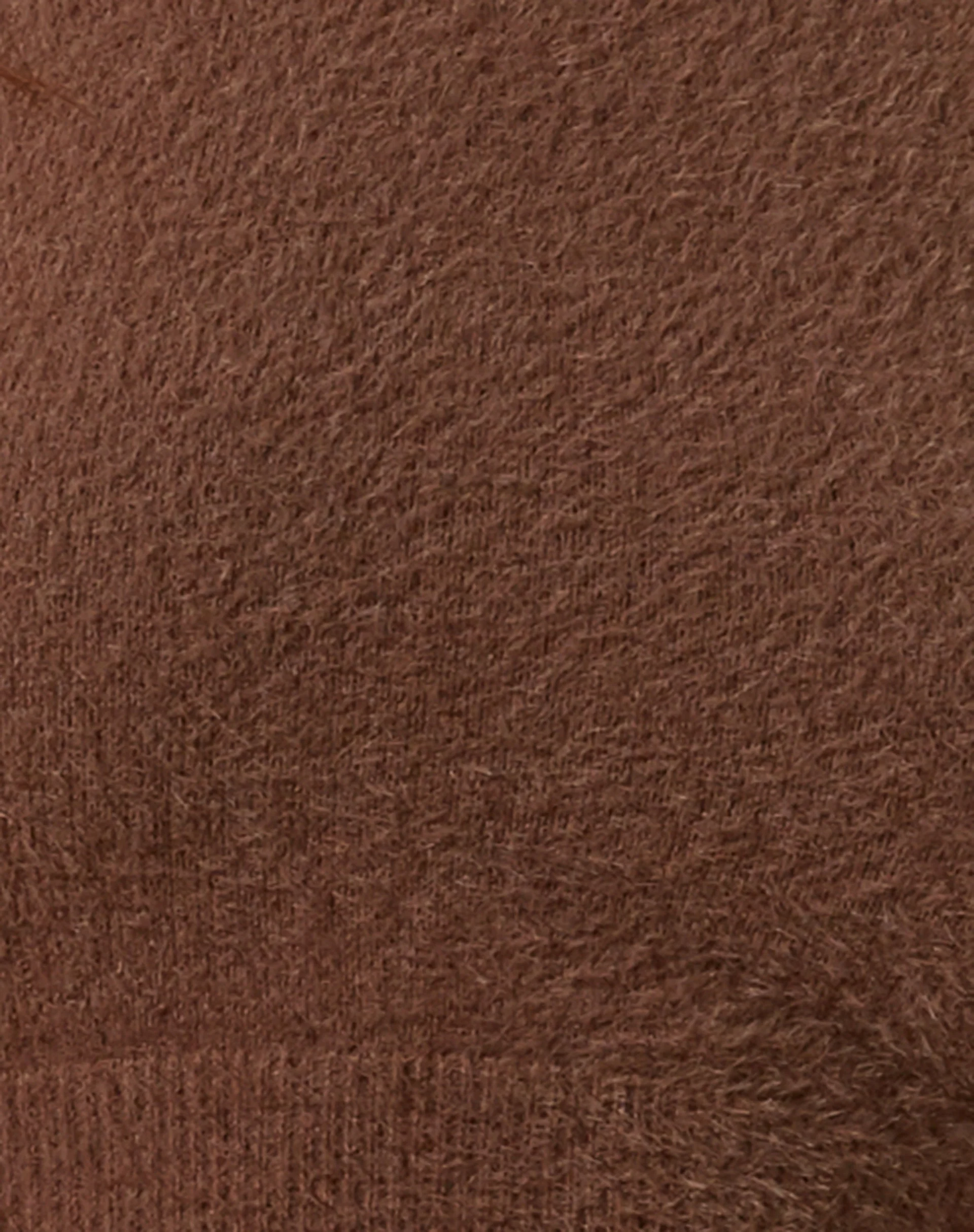 Pikat Crop Top in Knit Brown - Image 7