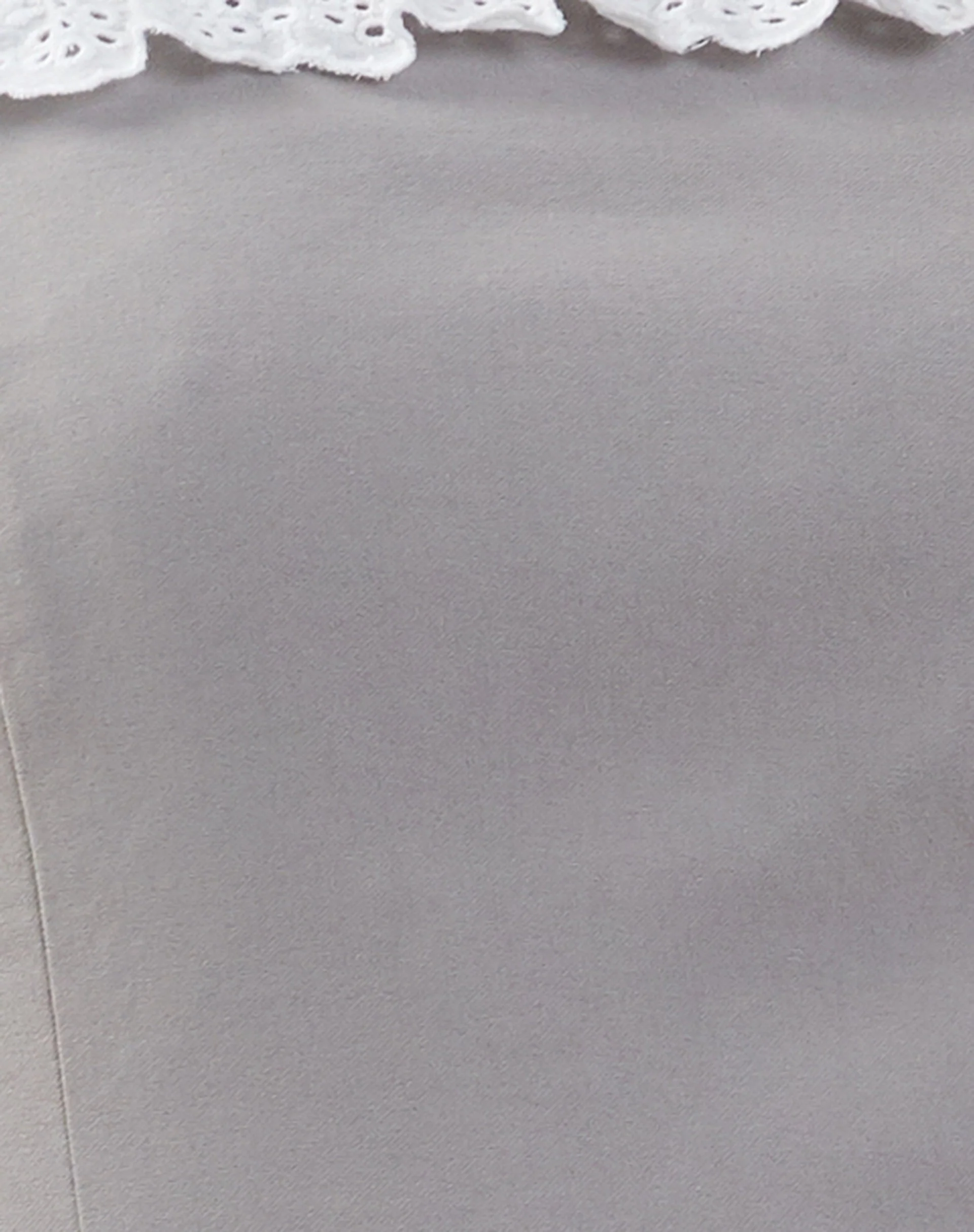 Pramuda Bandeau Mini Dress in Light Grey - Image 5