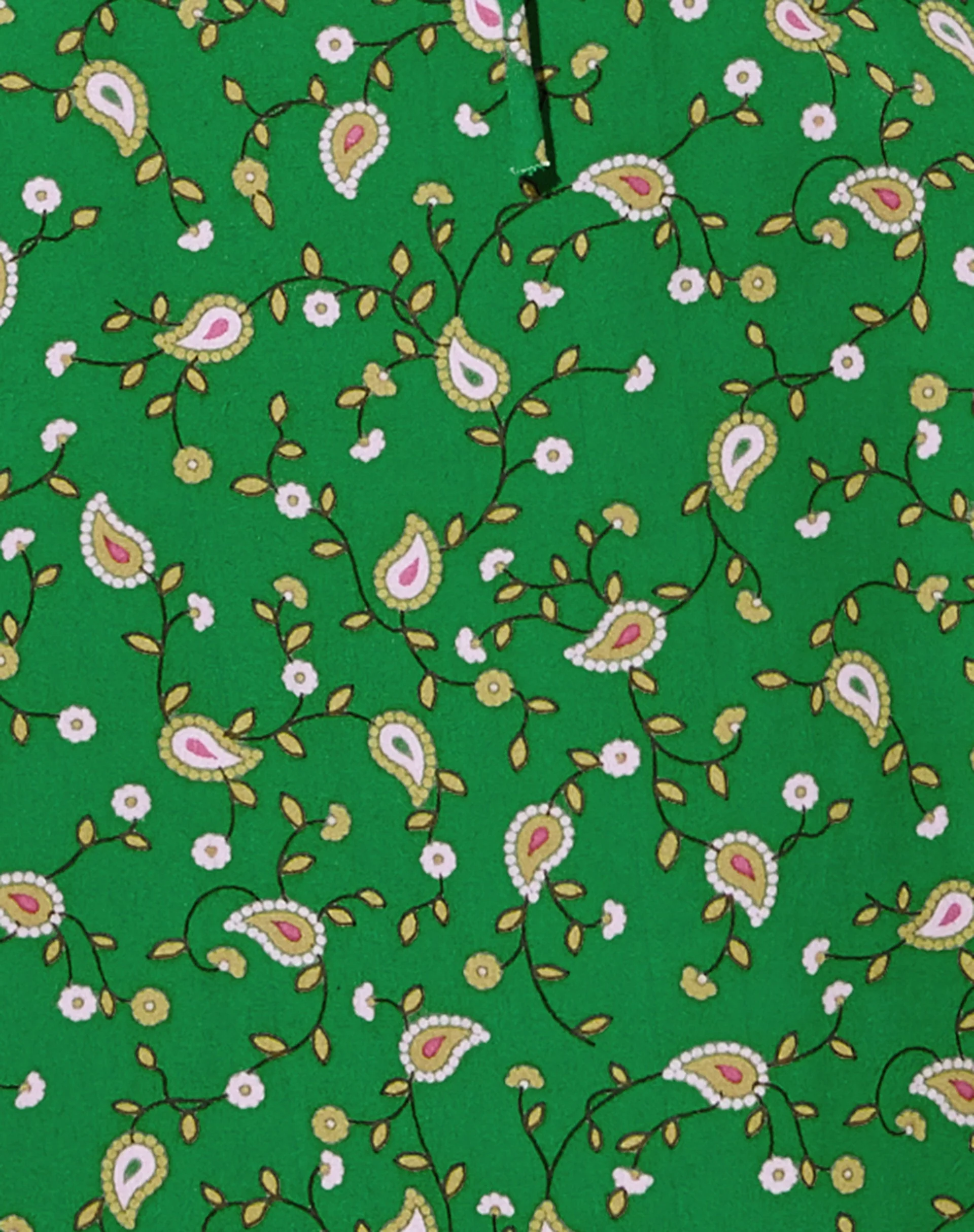 Raela Mini Dress in Paisley Fun Green - Image 6